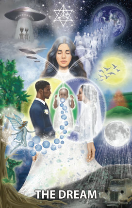 The new Dream Card from the updated Frownstrong Tarot.